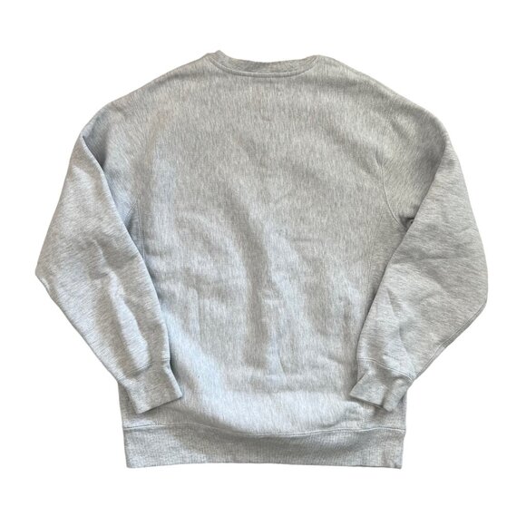 Moods bad. Womens Heavyweight Cotton Crewneck Sweatshirt Light Gray Size Medium - Picture 2 of 13